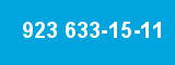 923 633-15-11 923 633-15-11